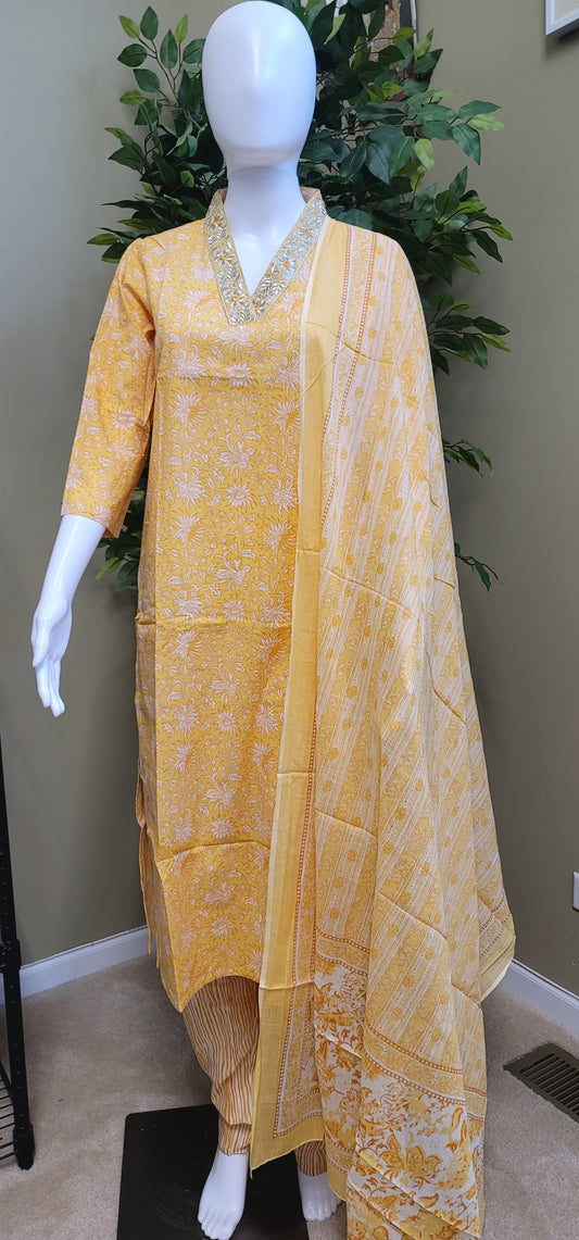 Cotton 3 piece Set