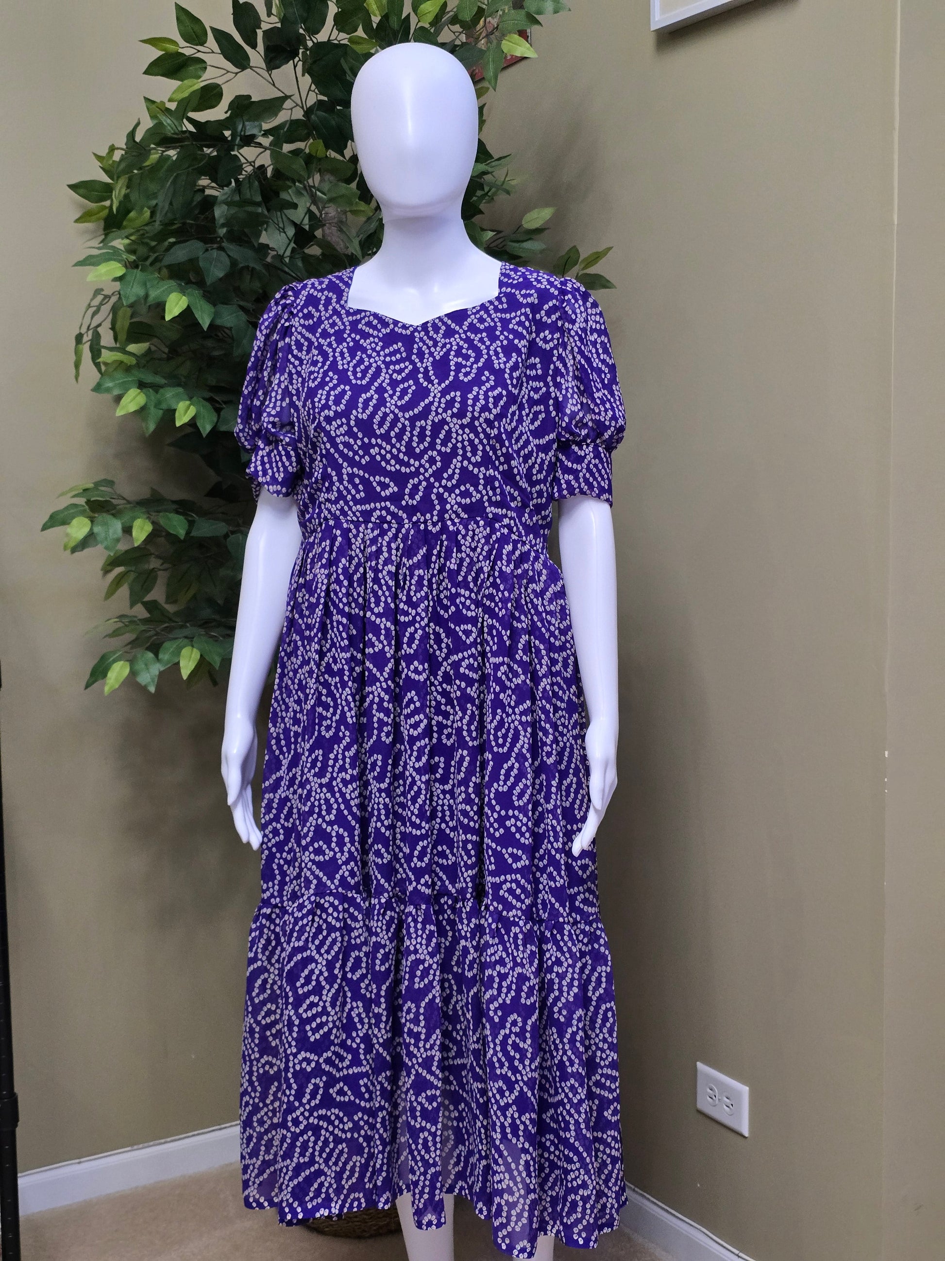 Georgette gowns - Bhargavi Collections USA
